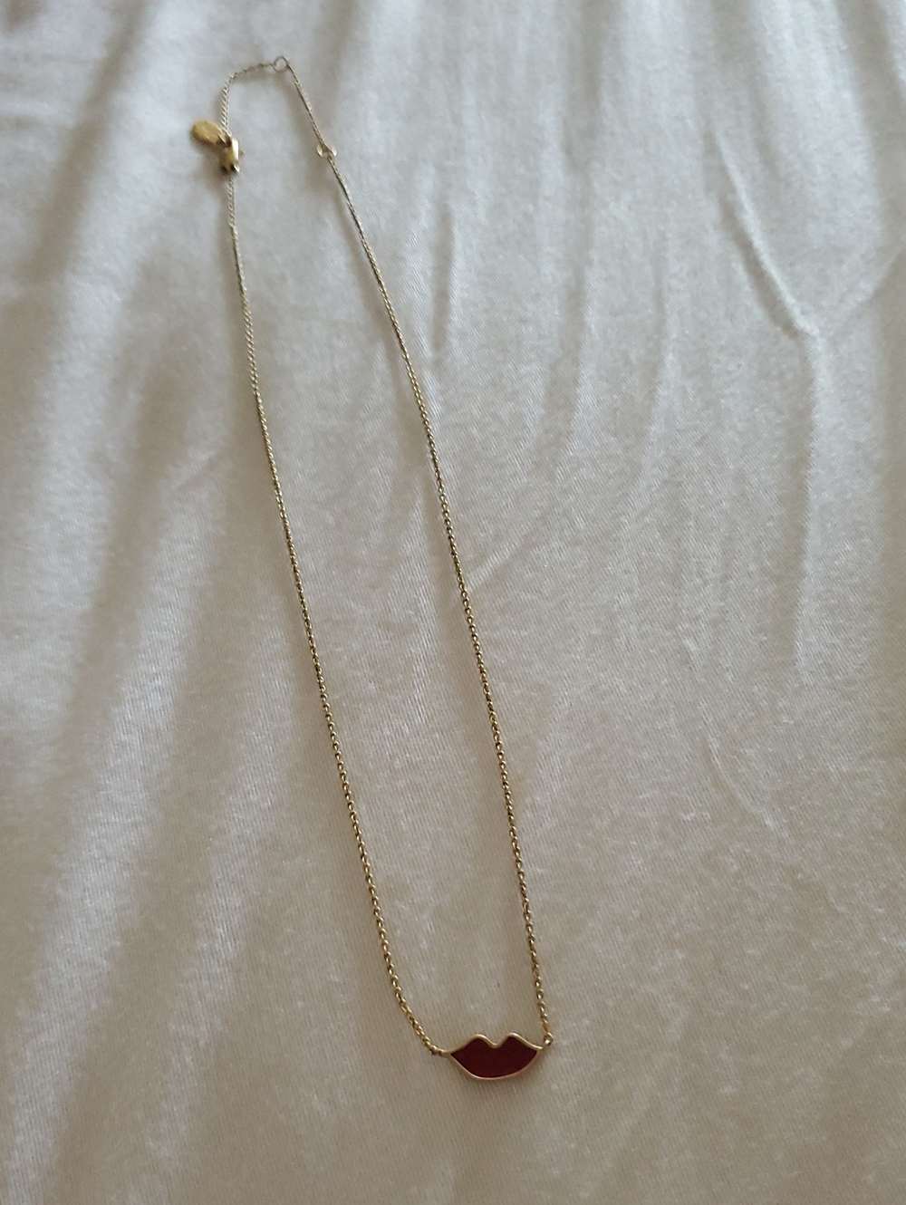Clare V Red Lip Pendant